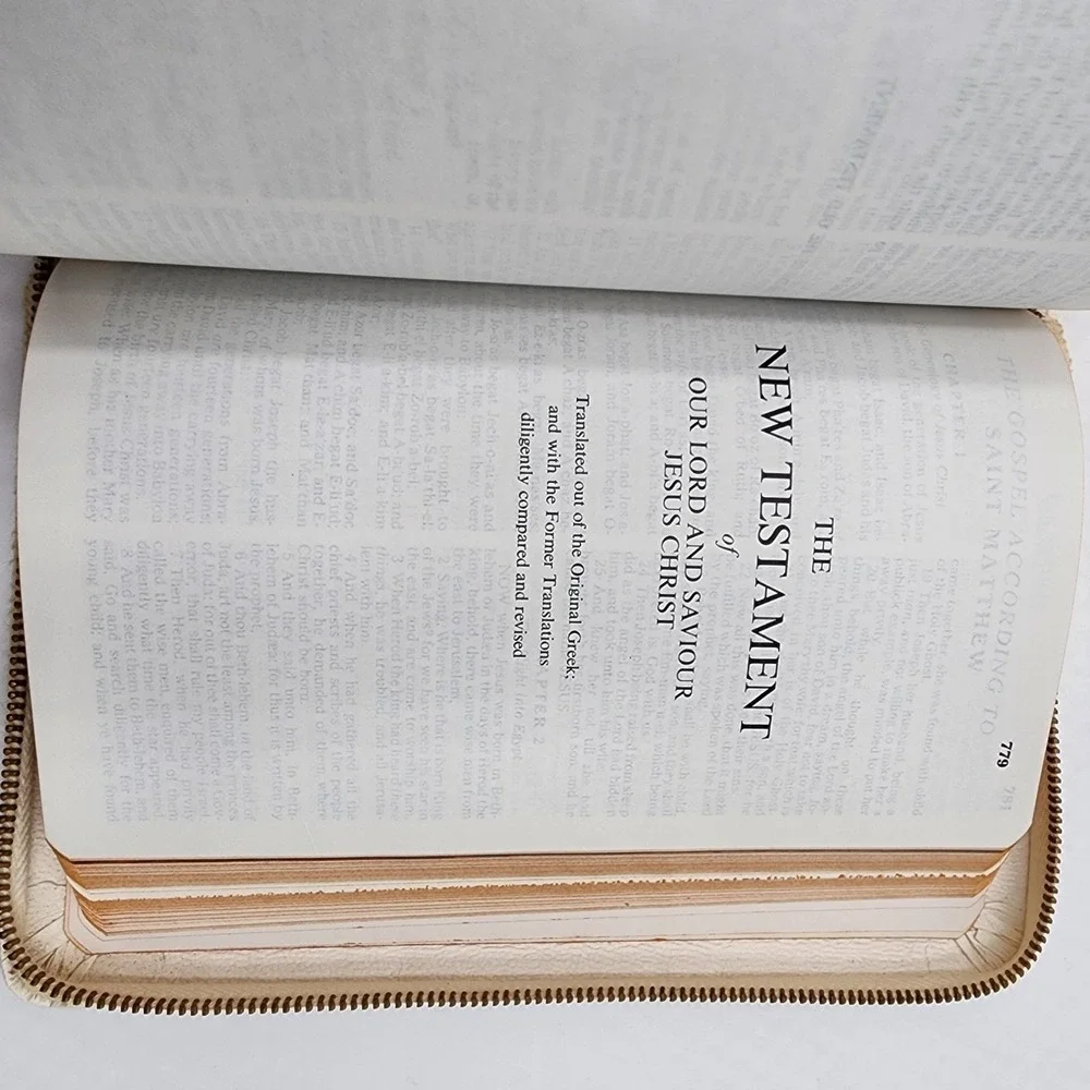 Vintage Memorial Holy Bible Cedar Box Allied‎ Industrial Workers Union Local 428